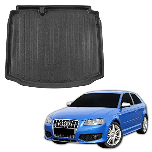 SCOUTT Kofferraumwanne TPE für Audi A3 8P Schrägheck 2003-2012 Schwarz