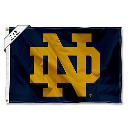 Irish ND Logo Small 2x3 Foot Flag