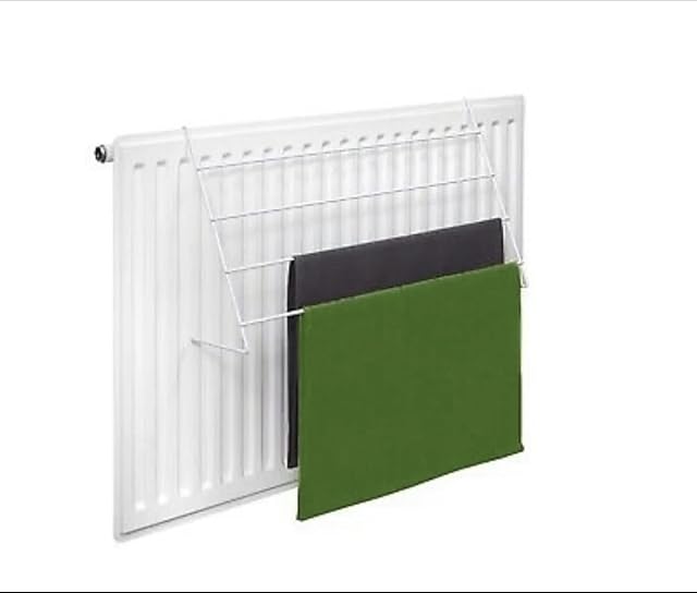 BONAFIDE 4 Bar Radiator Clothes Drying Rack Compact Radiator Towel Rail Hanger Caravan Airer Simple To Install In Every Spaces  Drying Rack Rail Towel Holder Hang
