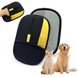 CAIBAO Electrostatic Pet Hair Removal Gloves: Quick Wiping - Reusable & Washable for Sofa Clothing Pet Beds Effortless Cats & Dogs Hair Remover for Busy Pet Owners (1pcs-Black)