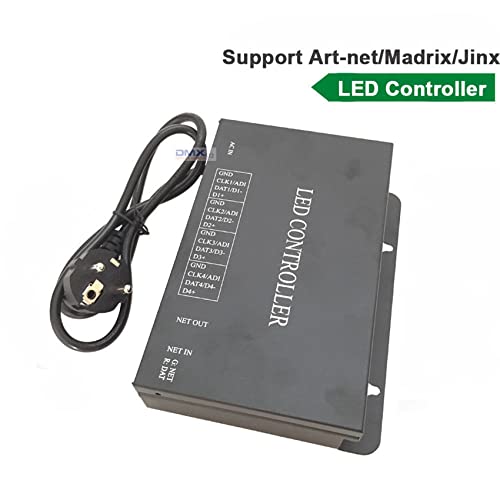 Controlador Artnet H802RA de 4 puertos para control de 4096 píxeles LED WS2811 y WS2801 4