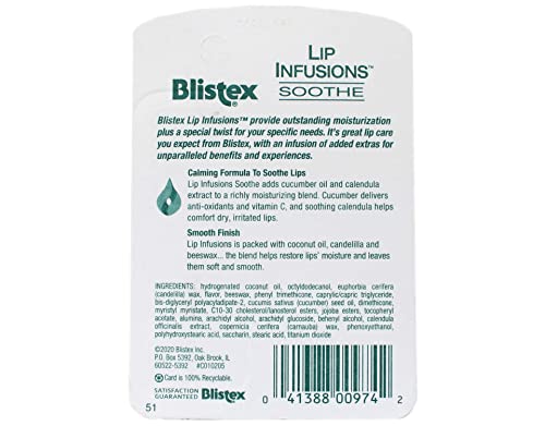 Blistex Lip Infusions Soothe Lip Moisturizer 0.13 Ounce #TOP24
