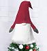 Produktbild Weihnachten Baumspitze, 70cm Weihnachtsbaum Spitze,Plüsch Figur Wichtel Schwedisch Weihnachtsbaum Topper, Weihnachtsmann Zwerg Weihnachtsbaumspitze für Weihnachtsdeko(Rot)