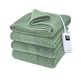 Sunbeam Royal - cobija eléctrica con calefacción Ultra Polar, tamaño Individual, 84 x 62 Pulgadas, 12 ajustes de Calor,...