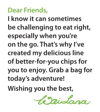 Wai Lana Veggie Chips Herb & Garlic (5 Pack Of 4.5 Ounce Individual Bags) - Gluten Free, Non-Gmo, Vegan, Zero Trans Fats #TOP6