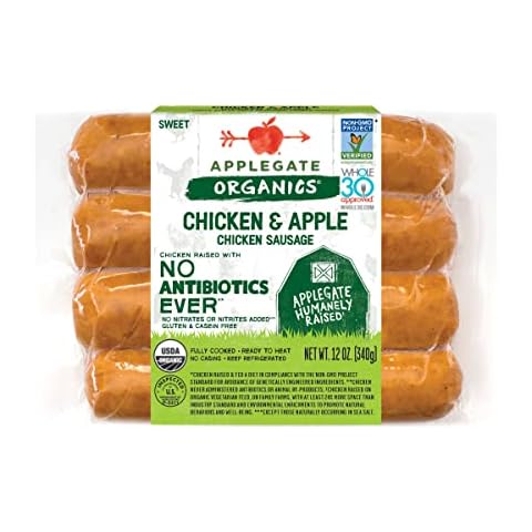 Applegate Organic Chicken & Apple Sausage 12oz Cover