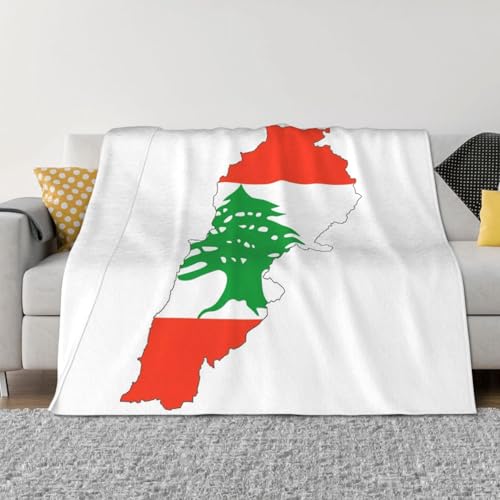 Couverture de lit microfibre EdWal légère jeté de lit imprimé Liban confortable - 4