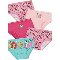 Disney Toy Story Culotte Niña, Pack 5 Braguitas Niña Algodón con