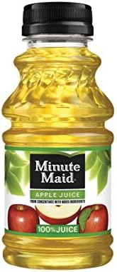 Minute Maid Apple Juice with Vitamin C, Fruit Juice Drink, 10 Fl Oz, 24 Pack