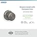 Schlage F10 BWE 619 GSN Bowery Door Knob with Greyson Trim, Hall & Closet Passage Lock, Satin Nickel