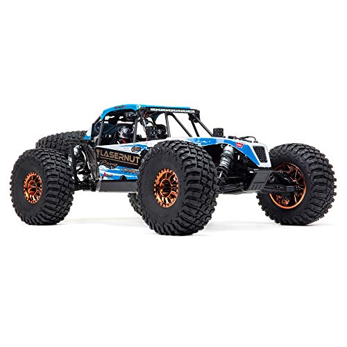 Losi 1/10 Lasernut U4 4 Wheel Drive Brushless Rtr Battery And Charger Not Included With Smart Esc Blue Los03028T1 #TOP1