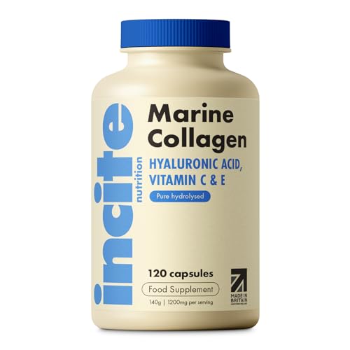 Marine Collagen Supplements for Women & Men 1200mg | 120 High Str...