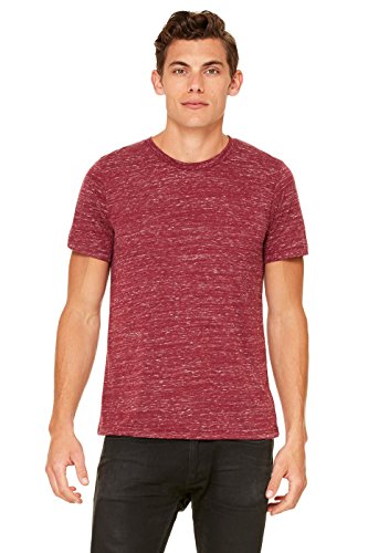 Zara Yoga Studio |LA| Unisex Poly-Cotton Short Sleeve Tee (Small /Maroon Marble)