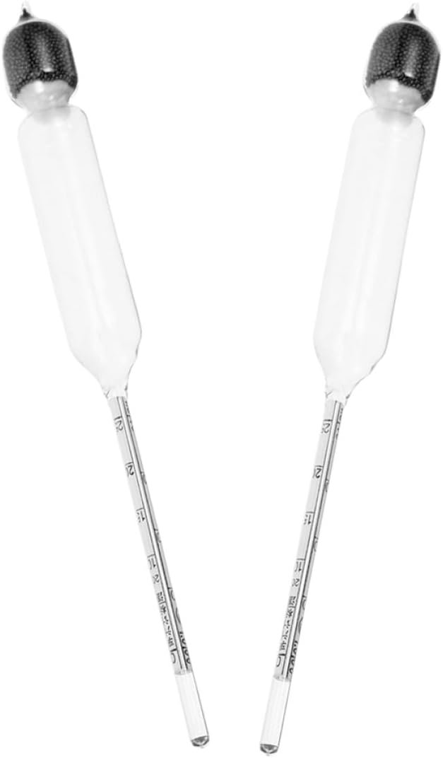 POPETPOP 2 Pcs Milk Hydrometer and Lactate Meter for Accurate Density Measurement of Breast Milk Cow and Liquid Hydrometer for Home Kitchen and Brewing Use