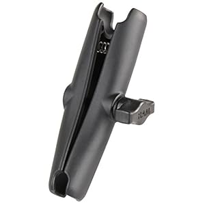 RAM MOUNTING RAMB201UC lange dubbele steekarm voor 1 kogelsokkel