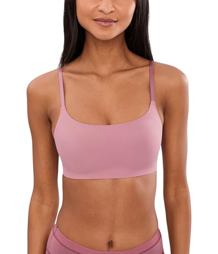 Image of Calvin Klein Women's Invisibles Comfort Seamless Adjustable Skinny Strap Bralette Bra