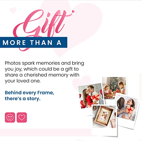 SM Decor Oak A4 Picture Frame - Freestanding and Wall Mounted Photo Frame for Pictures Posters & Certificates, A4 Size Compact Picture Frames - Oak, A4 (21 x 30 cm) - Image 6