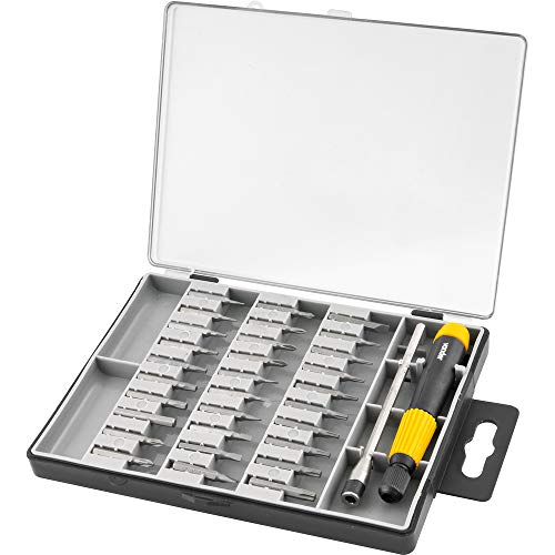 Jogo De Bits/ponteiras De Precisão, Com 32 Peças, Encaixe Sextavado Vonder 4 Mm