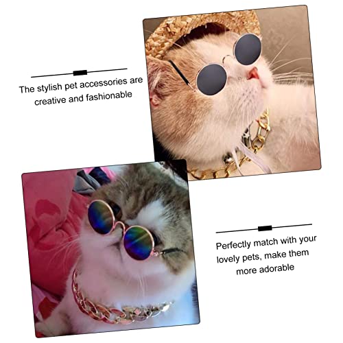 MARMERDO Bijuterias Definir Conjunto De Acessórios Para Animais De Estimação Óculos De Gato Acessóri