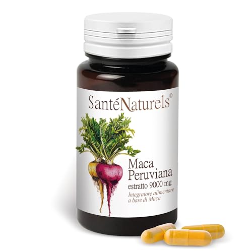 Maca Peruviana ● 90 Capsule Vegetali da 450 mg ● Integratore Alimentare Naturale Estratto 20:1 Corrispondente a 9000 mg ● Tit. 1% Beta Ecdysone ● No OGM ● No Additivi