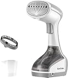 Défroisseur Vapeur, Fer à Repasser Portable 1000W 160ML Réchauffage Rapide Défroisseurs vapeur verticaux à Vêtements Pour Tissu et Textile