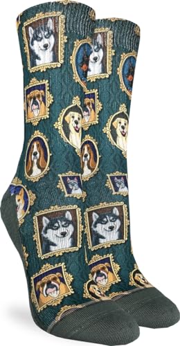 Good Luck Sock Women's Prized Dogs Socks, Adult, Shoe Size 5-9