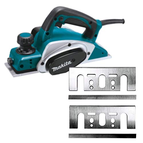 Makita 2 Pack 8 Pc - 3 1 4 Planer Blade Double Edge Set For Planers - Cutting For Hard Wood - 3-1/4" Tungsten Carbide | 2-Piece Blade #TOP5