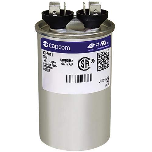 GE Genteq Round Capacitor 10 uf MFD Volt Z97F5011 97F5011