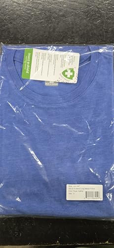 Insect Shield Women's Tri-Blend Long Sleeve T-Shirt, Royal Heather, Small
