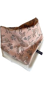 Einhorn Schaltuch Für Mädchen - Magic Design In Weiß-Rosa Mit Druckknöpfen