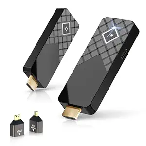 Wireless HDMI Transmitter and Receiver Kit Portable,Plug and Play 165FT 2.4/5G @60Hz HD, Extender HDMI Adapter Converter for Streaming Video from Laptop, PC to Monitor/Projector/HDTV (1RX+1TX)