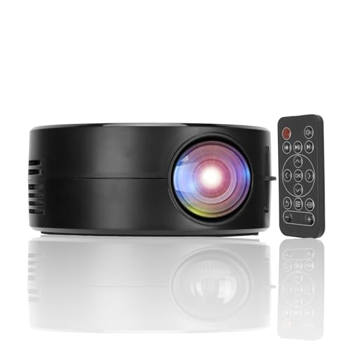 Mini Proyector 1080P Full HD, Proyector de Video, Mini Proyector LED, Proyector Portátil, Teléfono...