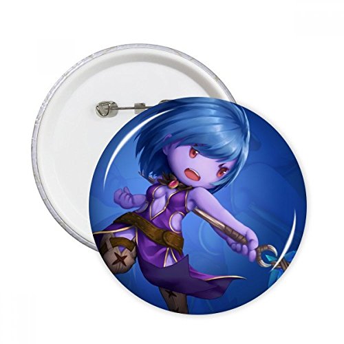 Donjons Ronde Pins Badge 5pcs : l'idée cadeau multicolore XXL idéale pour fans de Cartoon