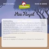 GranataPet Mini Royal Ente & Gans, 11 x 150g, mit Pastinaken, Cranberrys