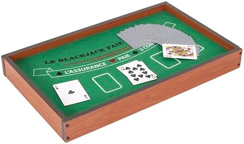 Board Games - Mister Gadget, MG3490, Take Home with This 2 in 1 Casino Game! Bluff, Strategy and Crazy Laugh Secured Between Friends and Family with This Black Jack and Roulette Game.