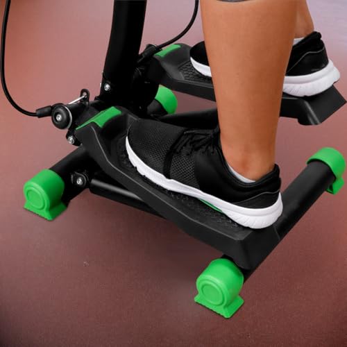 Miniatura 3 de Global Relax Eka Stepper Twist Máquina De Step Con Manillar Para Ejercicio Y Entrenamiento Doméstico Twister Multifuncional Pantalla De Control Varios Niveles Manillar Ajustable