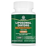 VITACRLLYNMN Dihydroberberine Supplement 1600MG Super Berberine and Dihydroberberine with Cinnamon 8 in 1 Supplement 60 Capsules