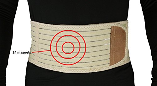 Obbomed® Mb-2000S Magnetic Lumbar/Abdominal Back Brace Support Belt (Far-Infrared & 24 Magnets)– Compression, Highly Breathable, Trimming Waist& Tummy, Blood Circulation (S: 25-33 Inches) #TOP8