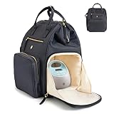 Chertsey by Idaho Jones Breast Pump Bag with Cooler Pocket and 15” Laptop Sleeve – Ultra Comfortable Pumping Supplies Bag and Breast Pump Backpack Bag for Spectra Pump S1, S2, Wearable Breast Pumps