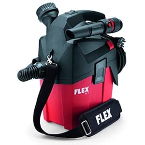 Flex Werkstattsauger VC 6 L MC (1200 Watt, kompakter Trockensauger mit Tragegurt, Behälter 6 l, Sauger mit…