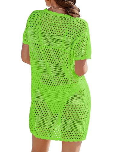 Image of Buauty Womens Swimsuits Coverup Bathing Suits Cover Ups Crochet Swimwear Bikini Beach Dresses 2026 Vacation Outfits