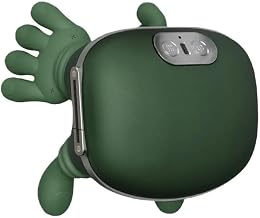 Bionic Heated Massager, Wireless Portable Shiatsu Neck and Back Massager, Electric Deep Tissue 4D Kneading Massage, Simulated Human Hand Design for Pain Relief and Muscle Relax