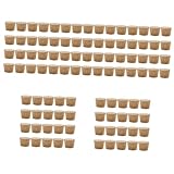 Alipis 5 Sätze Korken Für Weinflaschen Naturkorkstopfen Zur Erhaltung Des Geschmacks Von Wein Und Getränken Für Zuhause Restaurants Und Cafés 100 Stück * 5