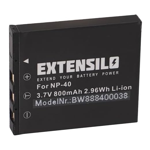 EXTENSILO 1x Akku kompatibel mit Kodak EasyShare C763 Kamera (800mAh, 3,7V, Li-Ion)