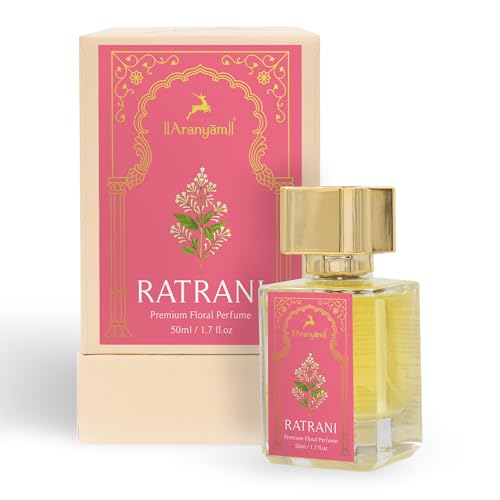 Image of Aranyam Perfumes Ratrani Premium Floral Perfume 50ml - Long Lasting Women Perfume Gift, Eau De Parfum Ideal Gift for Anniversary Birthday Casual Party