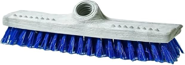 El Helal & Star Floor Brush, Multi-Color Bristles, Tile and Carpet Cleaning