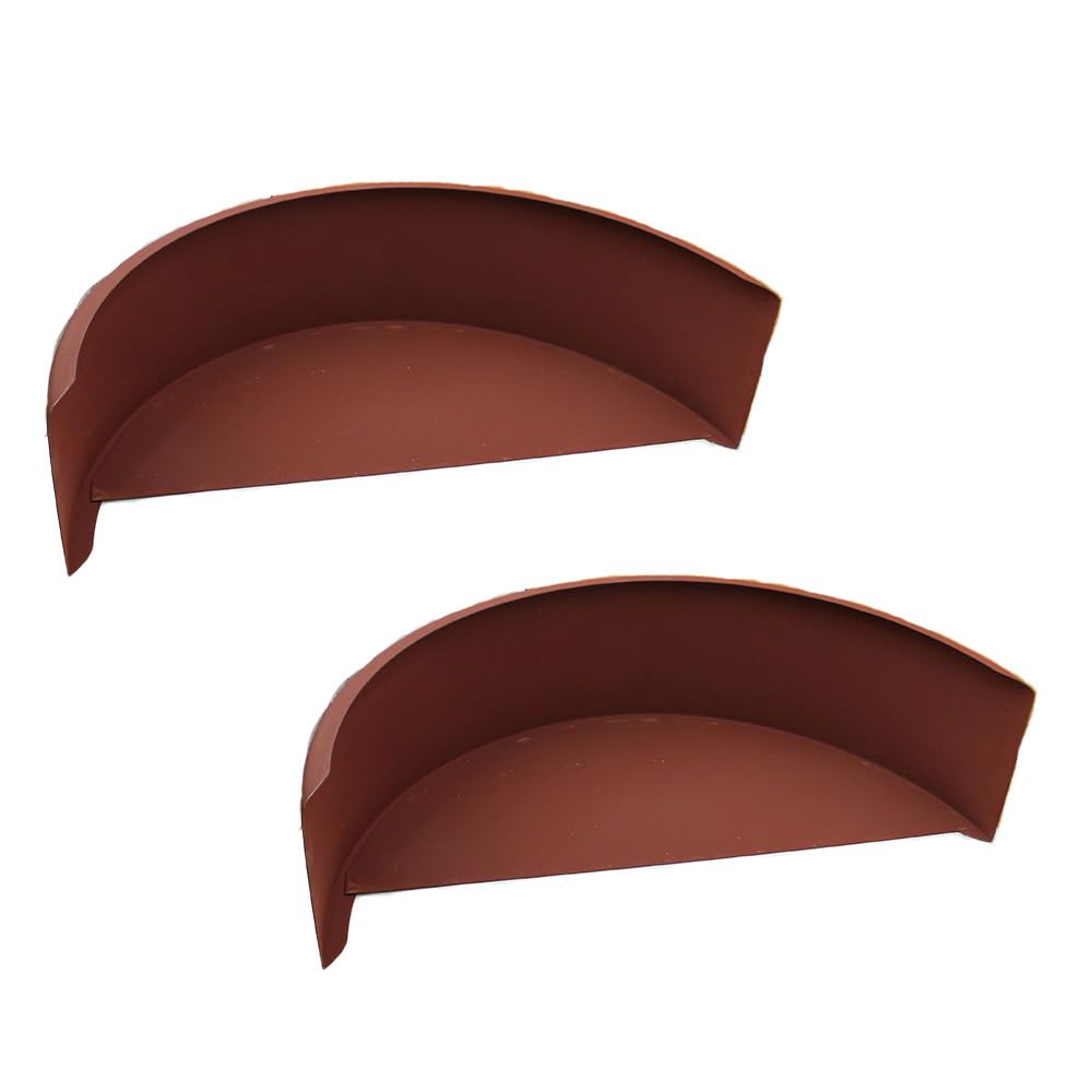 One Pair of 9” x 32” x 15” Trailer Axle Steel Fenders with High Backs