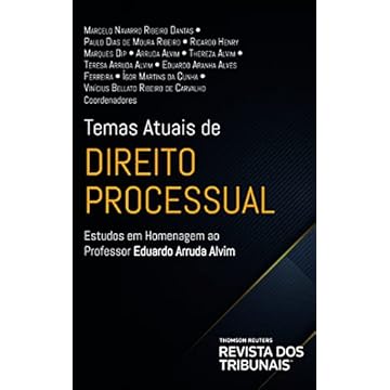 Capa do livro Temas Atuais de Direito Processual. Estudos em Homenagem ao Professor Eduardo Arruda Alvim