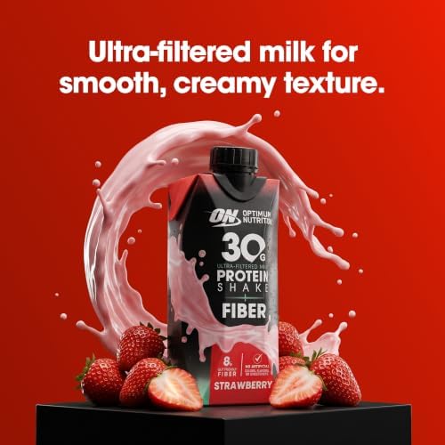 Optimum Nutrition Ultra-Filtered Milk Protein Shake, Strawberry, 11oz, 4ct — 사진 6