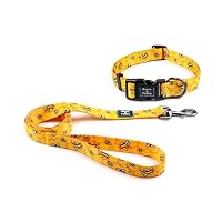 Handgefertigtes Baumwoll-Hundehalsband Mit Schwarzer Rose & Anhänger – Verstellbar Für Kleine Bis Große Hunde